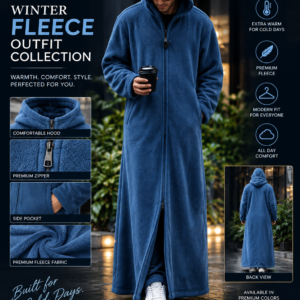 Amaan Vero Premium Winter Fleece Long Coat